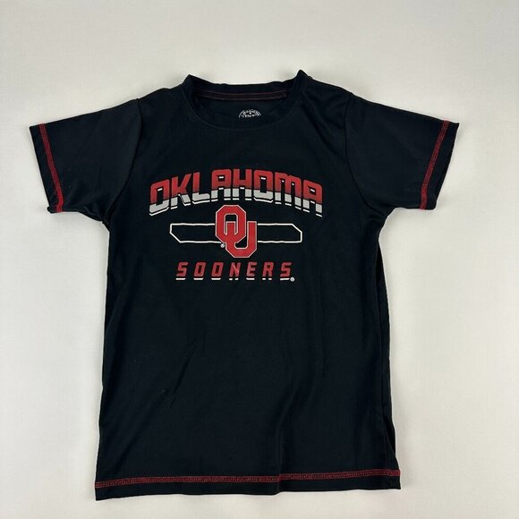 Rivalry Threads Tshirt Boys Small Black Oklahoma Sooners OU - Picture 1 of 10